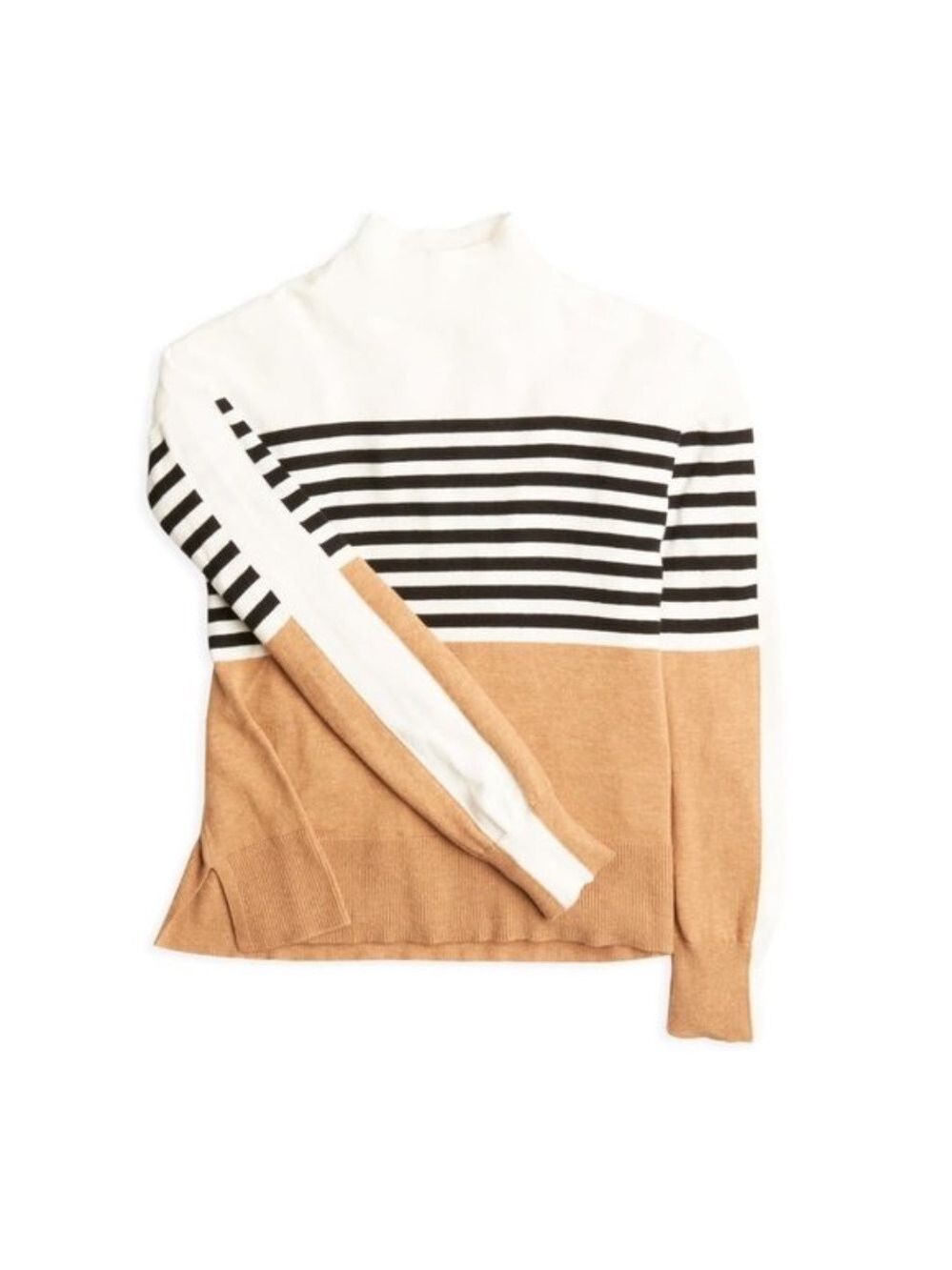 COURT & ROWE Stripe Colorblock Sweater - Picture 3 of 10